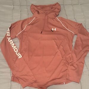 Under Armour UA Velocity with hood. Dusty Rose